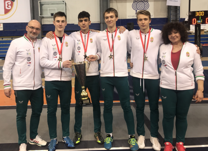 Csapatérmek junior vívóinktól