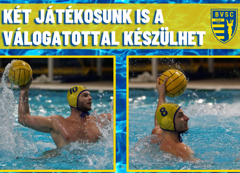 Két játékosunk is a válogatottal készülhet
