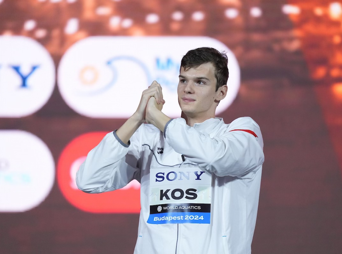 Kós Hubert világbajnoki ezüstérmes rövid pályán