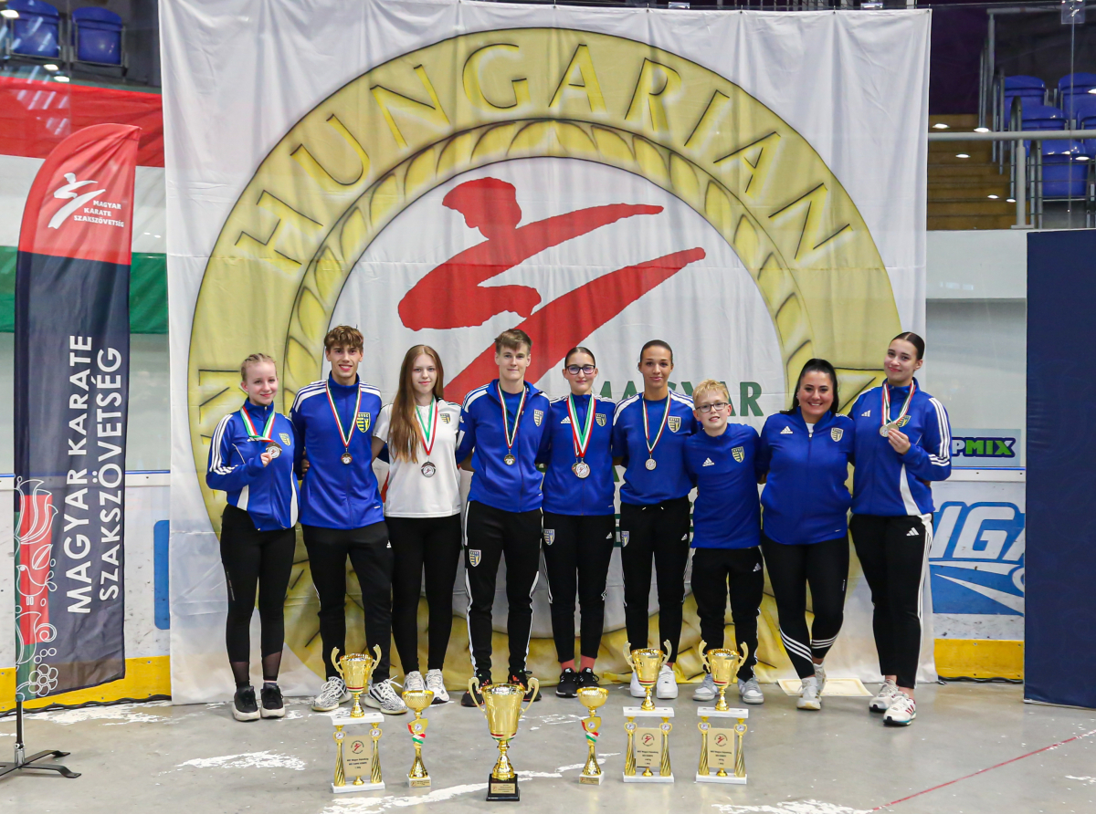 Öt aranyéremmel zártuk a Karate Magyar Bajnokságot